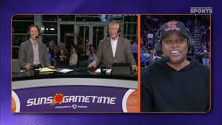 Melvin Booker Pregame Interview on the Phoenix Suns Broadcast