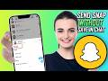 How to send snap without save in chat (2026)
