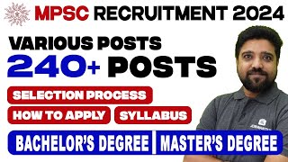 MPSC Recruitment 2024 | Latest MPSC Job Vacancies 2024 in Meghalaya | Meghalaya Jobs 2024