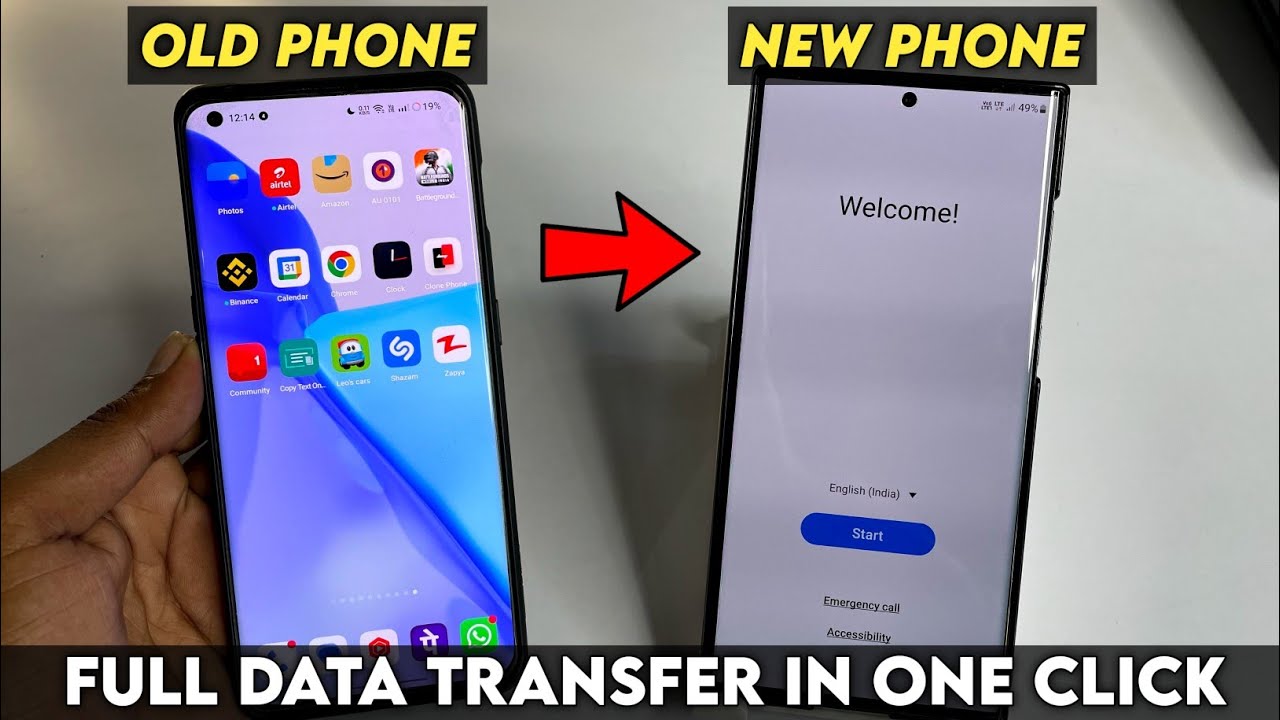 How To Transfer All Data From Old Phone To New Phone? Copy Data Old ...