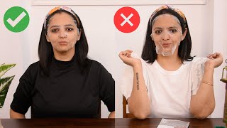Are you Sheet Masking right ? Sheet Masks Do’s and Don’ts