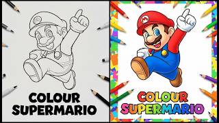 Super Mario Coloring | Watch & Color Along with Us 🎨