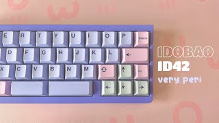 IDOBAO ID42 Abacus Very Peri 40% Keyboard | Unboxing \u0026 Sound Tests ☁