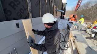 Hudson Headwater Health Network, Salem, N.Y. Installation of Cembrit Rainscreen 1/16/25