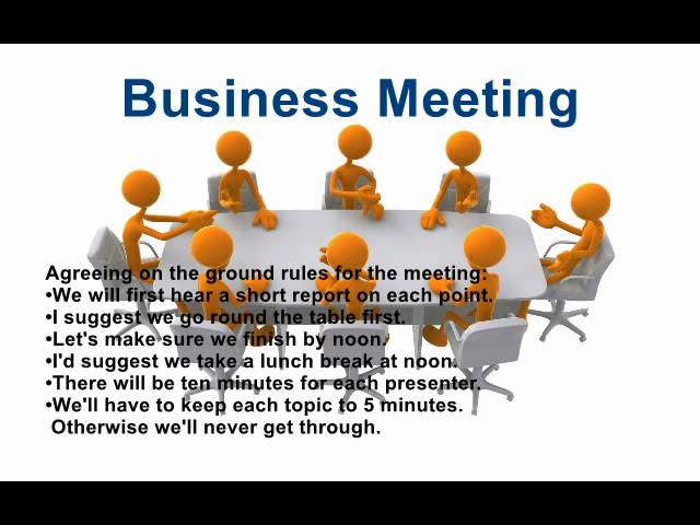 Business English Meeting Phrases Pdf