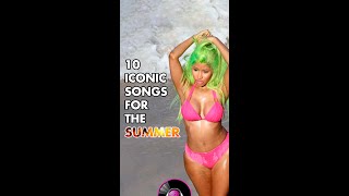 10 Iconic Songs For The Summer! ☀️ #shorts