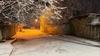 پێنجوێن /  شەوی بەفربارین لە پێنجوێن  لە بەرواری ٢٠/١/٢٠٢٥  / snowfall in penjwen