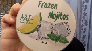 A\u0026E Frozen Mojitos, Maggards Mild V-3 Razor, LimeSec and Craving Shaving Brush