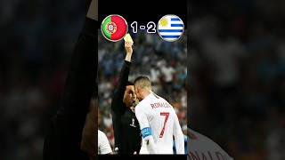 Portugal vs Uruguay World Cup 2018 😭 #viralshort #trendingshorts #ronaldo