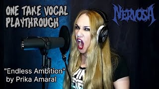 One Take Vocal Playthrough by Prika Amaral - "Endless Ambition"