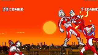 MUGEN　ウルトラマンジャック\u0026ウルトラマンエースVSウルトラマンコスモス\u0026ウルトラマンオーブ