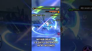 [1.5]Beating Shiyu Defense 7 In 50 Seconds With Miyabi | Zenless Zone Zero#zzz #zzzero #zzzgameplay