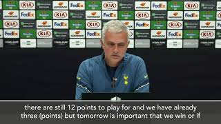 "The match tomorrow has to be different to Antwerp" - Mourinho