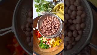 Boiled peanut salad #asmr #healthyrecipes