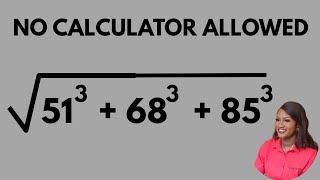 NICE SQUARE ROOT SIMPLIFICATION | NO CALCULATOR ALLOWED| 99% FAILED
