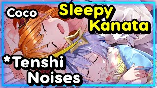 【ENG Sub】Kiryu Coco - Sleepy Kanatan making Tenshi Noises