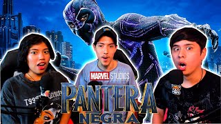 PANTERA NEGRA (2018) pelicula REACCION!! VIENDO POR PRIMERA VEZ!