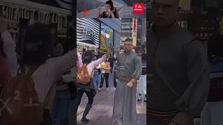 💥Handsome Serbian Challenges the Streets with Mongolian Robe @Tatto-Couple #mongols #outfits #robes