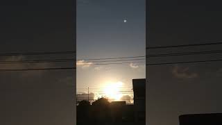 ウェザーリポート動画0812「早退前の隙間夕日」@鳥取市　18時22分頃