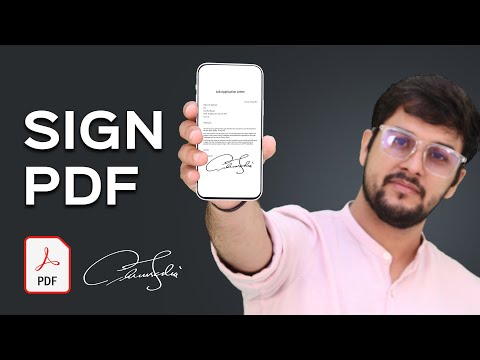 How To Digital Signature in PDF With Mobile Sign PDF on Android