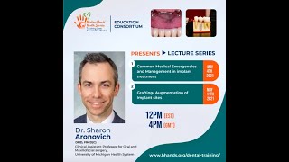 Common Emergencies in Dentistry- Dr Sharon Aronovich