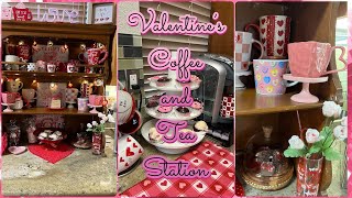 VALENTINE’S DAY COFFEE AND TEA STATION DECORATING 2025