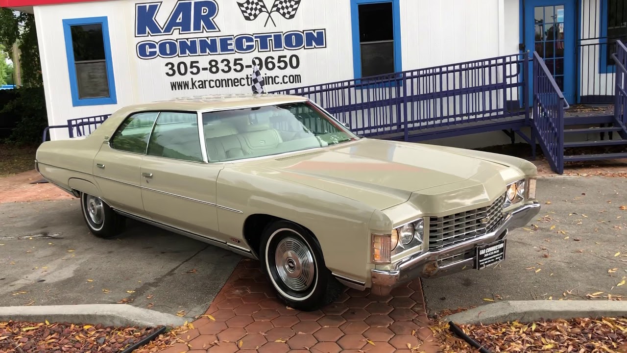 1971 Caprice 4 Door Big Block @ Kar Connection Miami, FL - YouTube