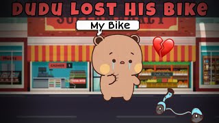 Dudu LOST his BIKE 🛴🥺 |Peach Goma| |Animation| |Bubuanddudu|