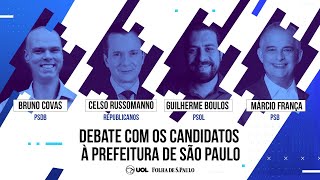 Eleições 2020: Debate UOL/Folha com os candidatos à Prefeitura de São Paulo