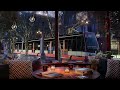 Coffee Shop Street View Ambience - Rain and Distant Thunder Sounds for Focus, Study and Relaxation