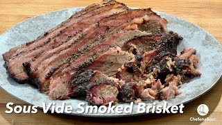 Sous Vide Smoked Brisket - Perfect for Cooking in Small Spaces