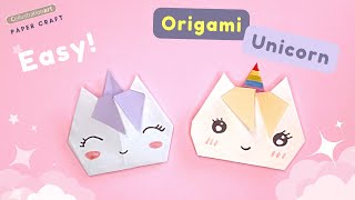 Very Easy!  Origami Unicorn | How to Make Paper Unicorn