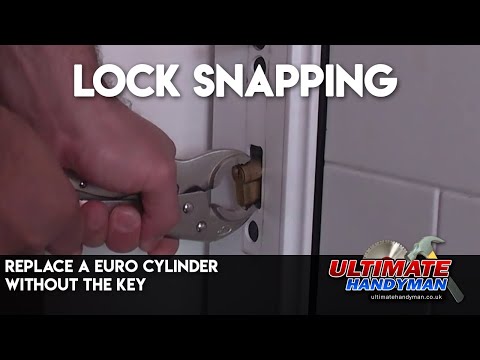 Replace a euro cylinder without the key | lock snapping Replace a euro cylinder without the key | lock snapping