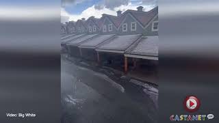 Massive hail storm at Big White