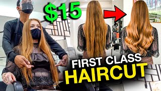 Getting a $15 Haircut in Manila! (So CHEAP)