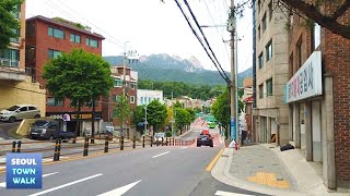 【4K】Seoul Walk - Insu-dong Neighborhood Street [Gangbuk-gu]┃25-0-10. 인수동 동네 거리 걷기 [강북구]