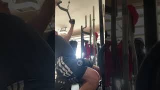 MAG lat pull downs with 170 lbs for 10 on 1/3/25.