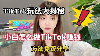 【副业推荐】亲测实战，副业月入7.8W，揭秘TikTok内幕，海外短视频还能做吗？方法免费分享，建议收藏！#赚钱 #副业推荐 #兼职 #tiktok