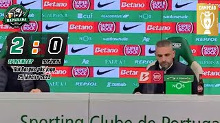 Rui Borges pós jogo - SPORTING CP (2) vs (0) nacional - 25 janeiro 2025