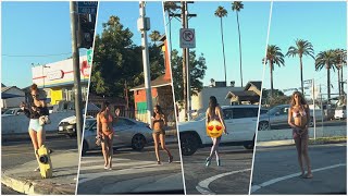 Figueroa Street Real Life, 4K HDR Road Trip Video, Los Angeles!!