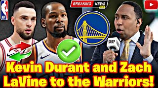 🏀 SHOCKING! Kevin Durant and Zach LaVine to the Warriors? A trade that could shake the NBA!