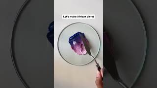 African Violet✨ | Paint Mixing Tutorial | Color Mixing | QuinnsArte | #shorts #painting #paint