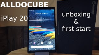 ALLDOCUBE iPlay 20 - unboxing + first start - new arrival 2020