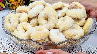 RECEITA RÁPIDA E PRÁTICA DE ROSQUINHAS PARA  O CAFÉ - ROSQUINHAS DE PINGA