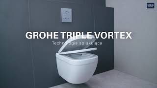 Grohe Triple Vortex - inteligentne spłukiwanie, wysoka higiena