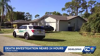 Lee County deputies investigate a death along Lake Ave in Lehigh Acres