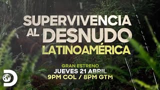 Supervivencia Al Desnudo Latinoamérica | Tráiler | Discovery Latinoamérica