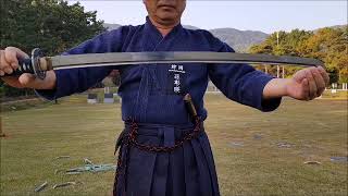 손창영 사장과 도검시참 Tameshigiri cutting training & sword test