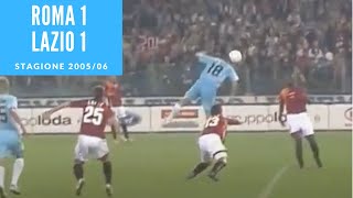 23 ottobre 2005: Roma Lazio 1 1