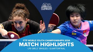 Hana Goda vs Qin Yuxuan | U19 GS-QF | ITTF World Youth Championships 2024